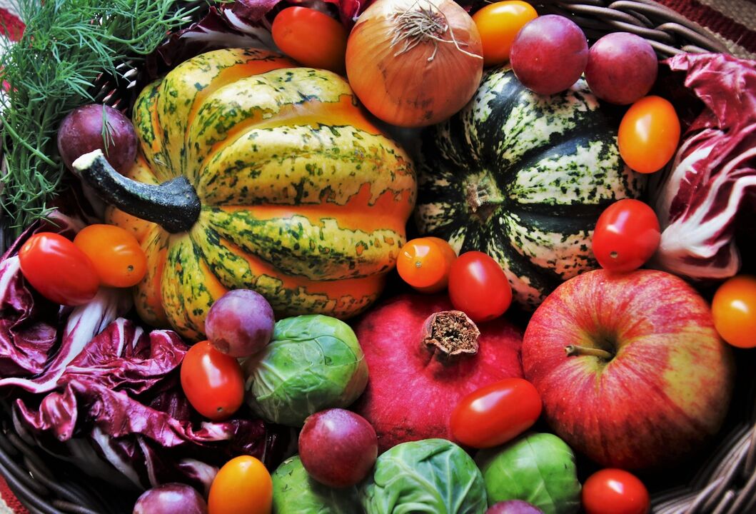 II型血的人的饮食应包括蔬菜和水果。